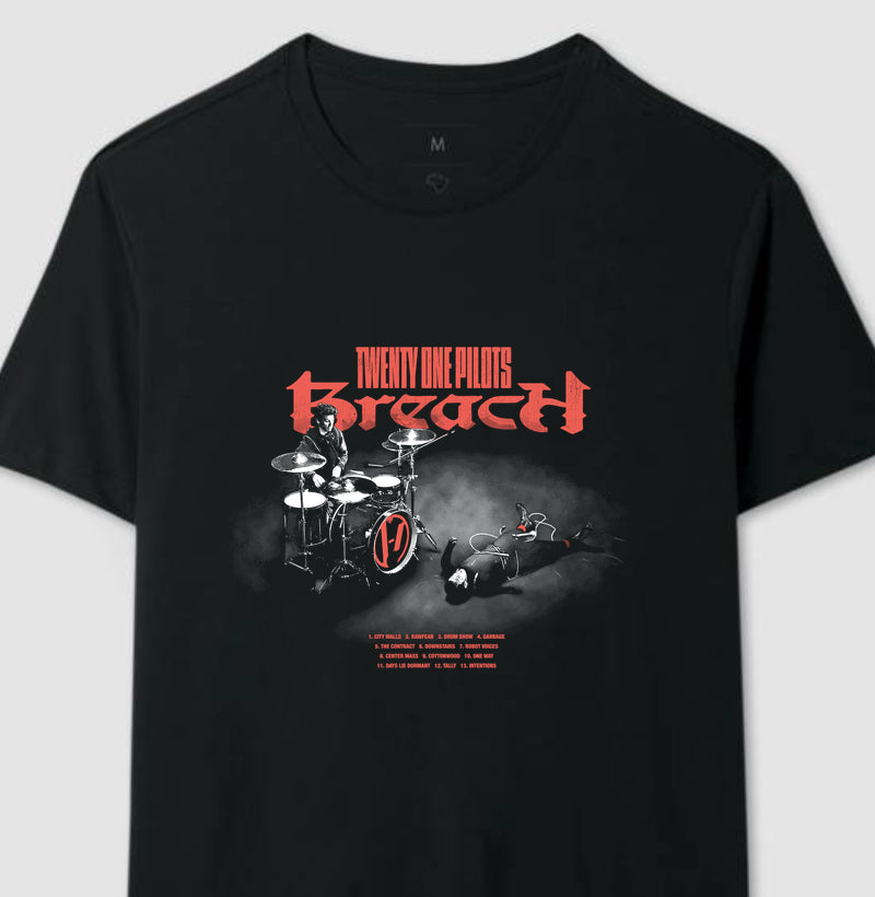 Camiseta Breach - Twenty One Pilots