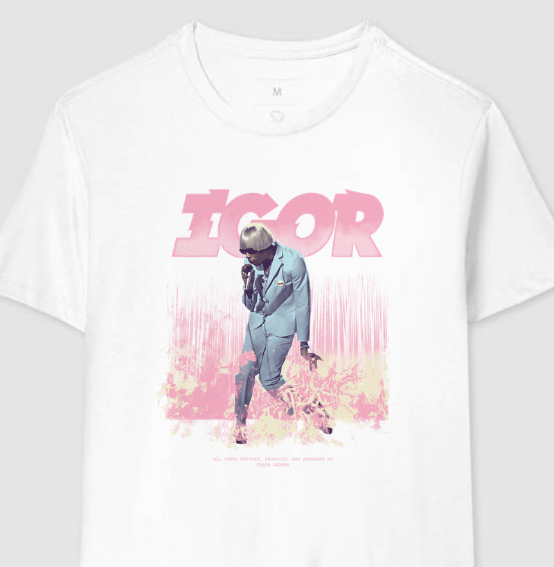 Camiseta IGOR Earfquake Branca - Tyler, The Creator