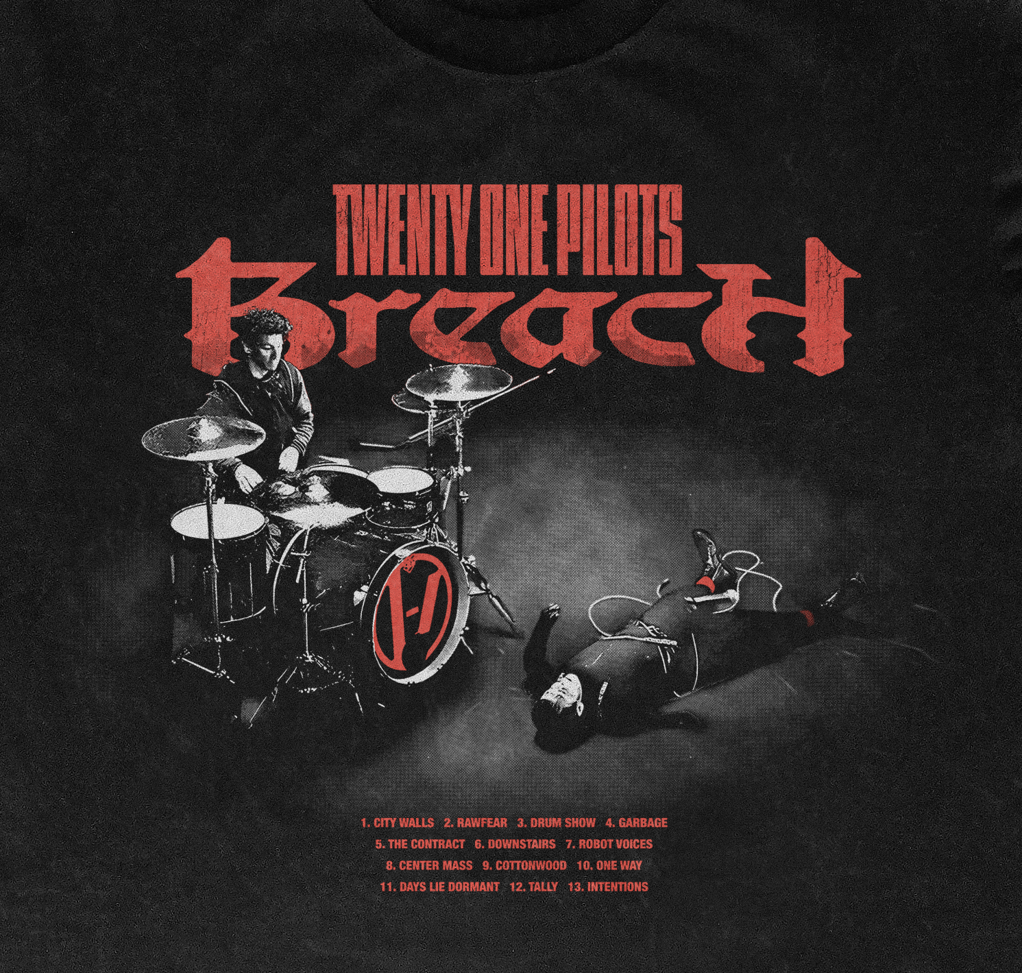 Camiseta Breach - Twenty One Pilots
