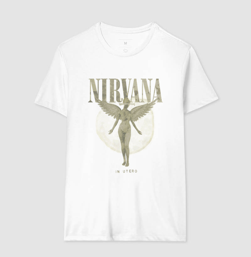 Camiseta In Utero - Nirvana - Branca